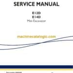 New Holland E12D, E14D Mini Excavator Service Manual