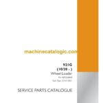 Case 921G Wheel Loader Service Parts Catalogue
