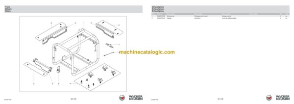 Wacker Neuson GP2500A Power Parts Manual - Image 3