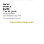 Case DV36E, DV45CE, DV45E Tier 4B Final Vibratory Roller Operators Manual