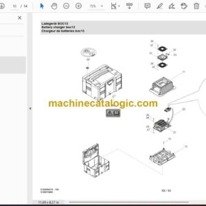 Wacker Neuson BOC13 Power Parts Manual