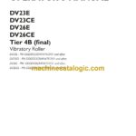 Case DV23E, DV23CE, , DV26CE Tier 4B Final Vibratory Roller Operators Manual