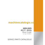Case 885B AWD Motor Grader Service Parts Catalogue