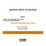 Case CX36B Tier 4 NA Mini Excavator Service Parts Catalogue