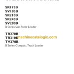 Case SR175B, SV185B, SR210B, SR240B, SV280B B Series Skid Steer Loader TR270B, TR310B, TV370B B Series Compact Track Loader Operators Manual