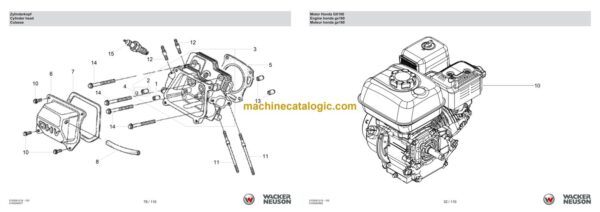 Wacker Neuson BPS2050Aw Vibratory Plate Parts Manual - Image 4