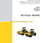 Wacker Neuson RC110p ROPS Roller Parts Manual