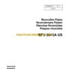 Wacker Neuson BPU 5545A US Reversible Plates Parts Manual