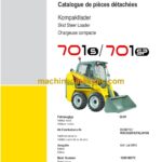 Wacker Neuson 701S, 701SP Skid Steer Loader Parts Manual