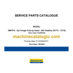 New Holland 380FPA SP Forage Pick-up Head Service Parts Catalogue