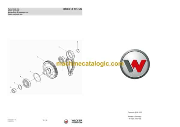 Wacker Neuson BS50-2 11in US Vibratory Rammers Parts Manual - Image 3