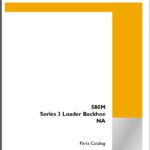 Case 580M Series 3 Loader Backhoe Parts Catalog (87632283NA)