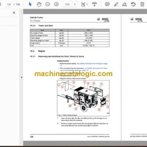 Wacker Neuson G14 Mobile Generator Repair Manual