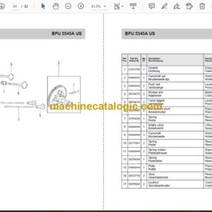 Wacker Neuson BPU 5545A US Reversible Plates Parts Manual