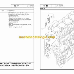 Case 440, 440CT Series 3 Skid Steer Compact Track Loader Parts Catalog