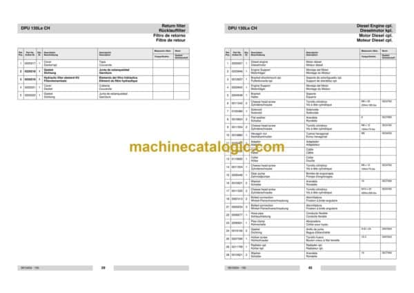 Wacker Neuson DPU 130Le CH Reversible Plates Parts Manual - Image 3