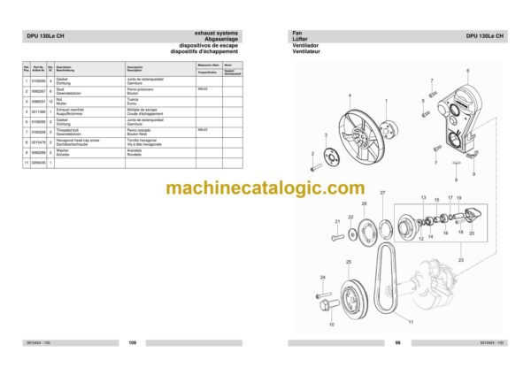Wacker Neuson DPU 130Le CH Reversible Plates Parts Manual - Image 4