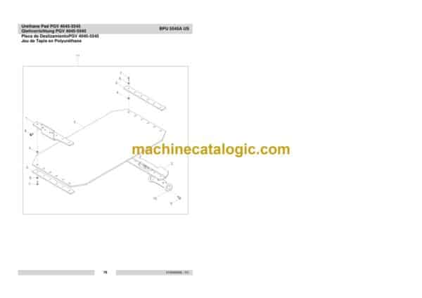 Wacker Neuson BPU 5545A US Reversible Plates Parts Manual - Image 4