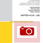 Wacker Neuson WP1540A US Vibratory Plate Parts Manual