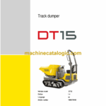 Wacker Neuson DT15 Track Dumper Service Manual