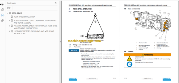 Sandvik DT621 Drilling Rig Full Documents (Service, Operator, Maintenance Manual and Parts Catalog) [117D45251] - Image 2