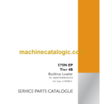 Case 575N EP Tier 4B Backhoe Loader Service Parts Catalogue