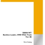 Case 580SN WT Tier 4B Backhoe Loader, 4WD Wide Track Parts Catalog