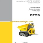 Wacker Neuson DT05 Track Dumper Parts Manual