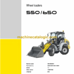 Wacker Neuson 550, 650 Wheel Loader Service Manual