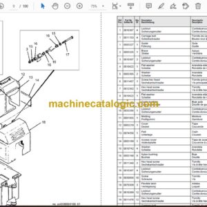 Wacker Neuson RT560 Trench Roller Parts Manual