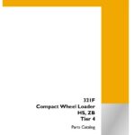 Case 321F Tier 4 Compact Wheel Loader Parts Catalog