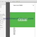 Cesab Forklift Parts Manual
