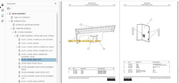 Sandvik DT621 Drilling Rig Full Documents (Service, Operator, Maintenance Manual and Parts Catalog) [117D47700] - Image 4