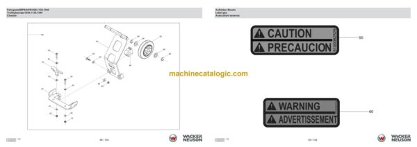 Wacker Neuson BPS1340Aw Vibratory Plate Parts Manual - Image 4
