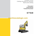 Wacker Neuson ET58 Tracked Excavator Parts Manual