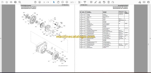 Wacker Neuson RTK82-SC3 Trench Rollers Parts Manual - Image 2