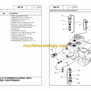 Case 450, 450CT Skid Steer Compact Track Loader Parts Catalog