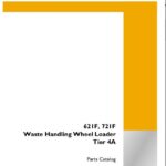Case 621F, 721F Tier 4A Waste Handling Wheel Loader Parts Catalog