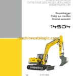 Wacker Neuson 14504 Crawler Excavator Parts Manual