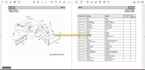 Wacker Neuson MG3 Portable Generators Parts Manual - Image 2