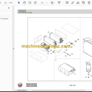 Wacker Neuson 14504 Crawler Excavator Parts Manual