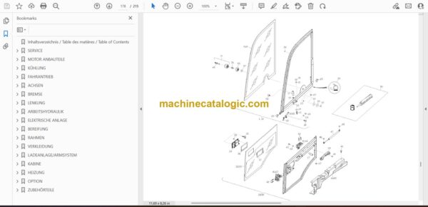 Wacker Neuson WL57 Wheel Loader Parts Manual - Image 2