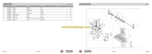 Wacker Neuson TH412 Telescope Loader Parts Manual - Image 3