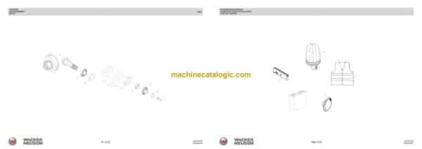Wacker Neuson WL57 Wheel Loader Parts Manual - Image 3