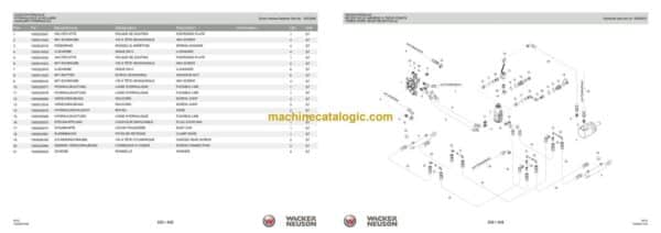 Wacker Neuson TH412 Telescope Loader Parts Manual - Image 4