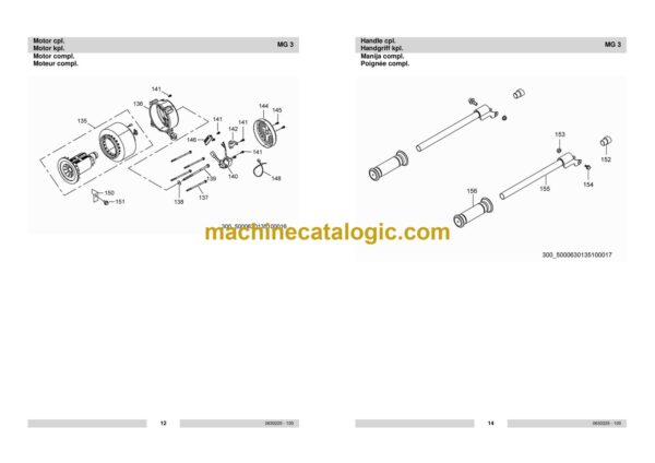 Wacker Neuson MG3 Portable Generators Parts Manual - Image 4