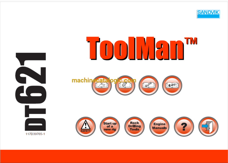 Sandvik DT621 Drilling Rig Full Documents (Service, Operator, Maintenance Manual and Parts Catalog) [117D39765]