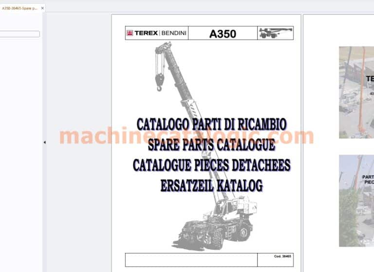 Terex Cranes parts manual