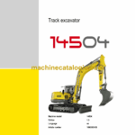 Wacker Neuson 14504 Tracked Excavator Service Manual