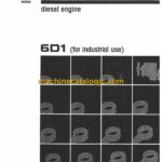 Mitsubishi Motors 6D1 Diesel Engine Shop Manual